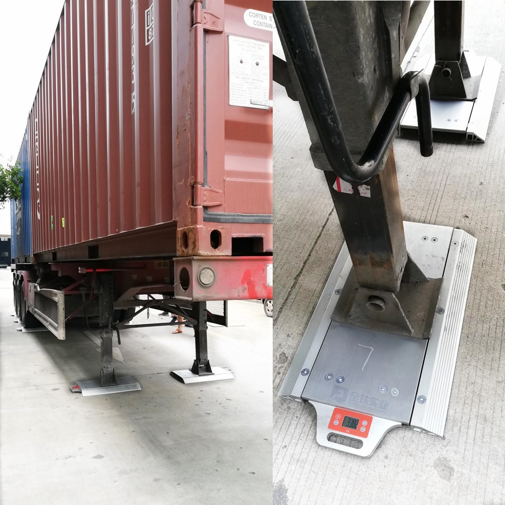 D Series Portable axle load scale integrated