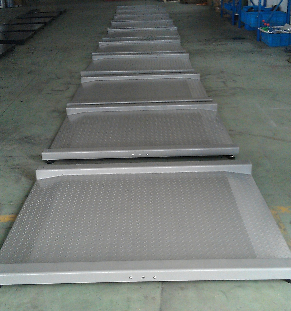 Scs-ac ultra low weighbridge belt slope