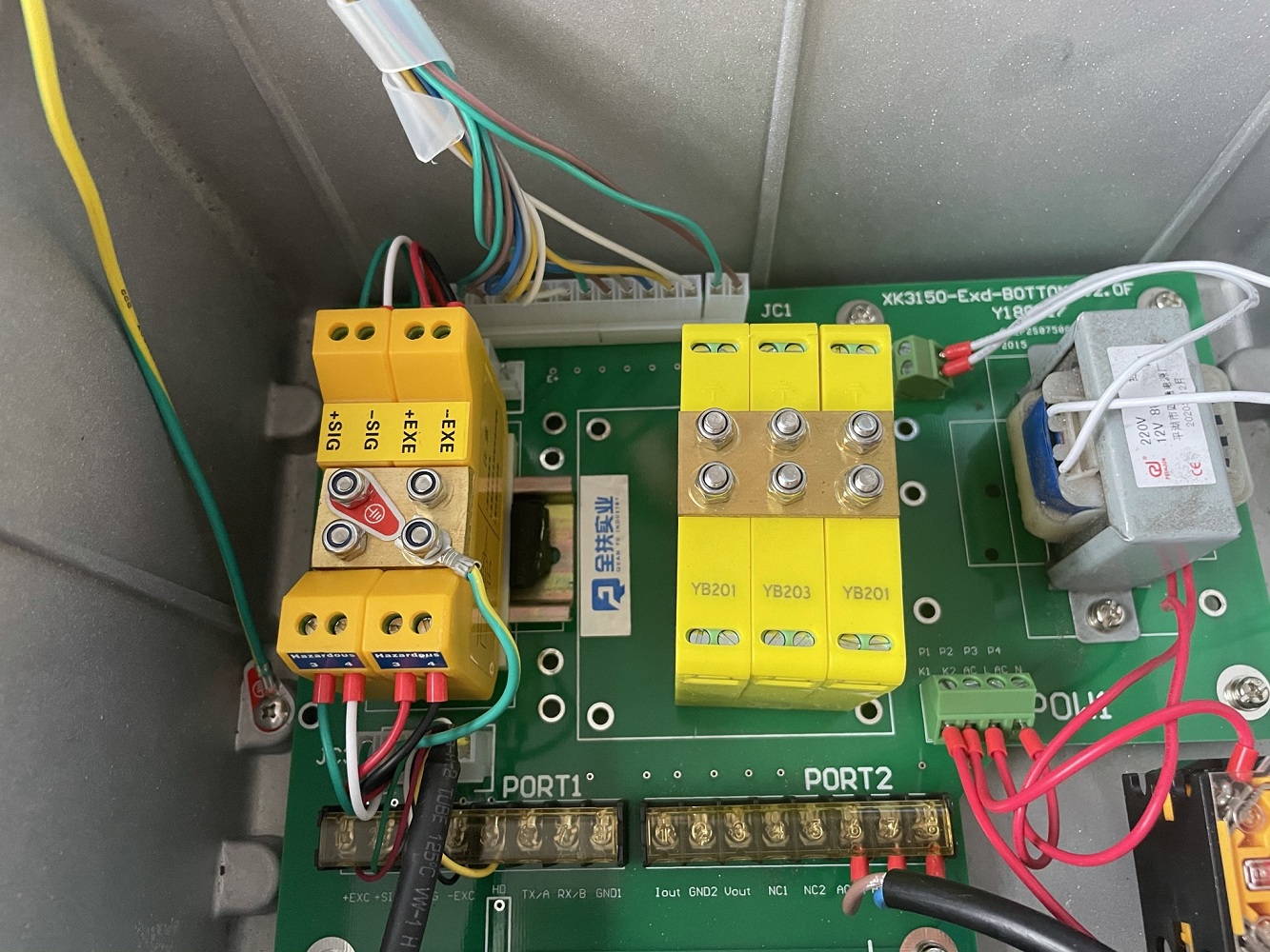Exd flameproof weighing instrument