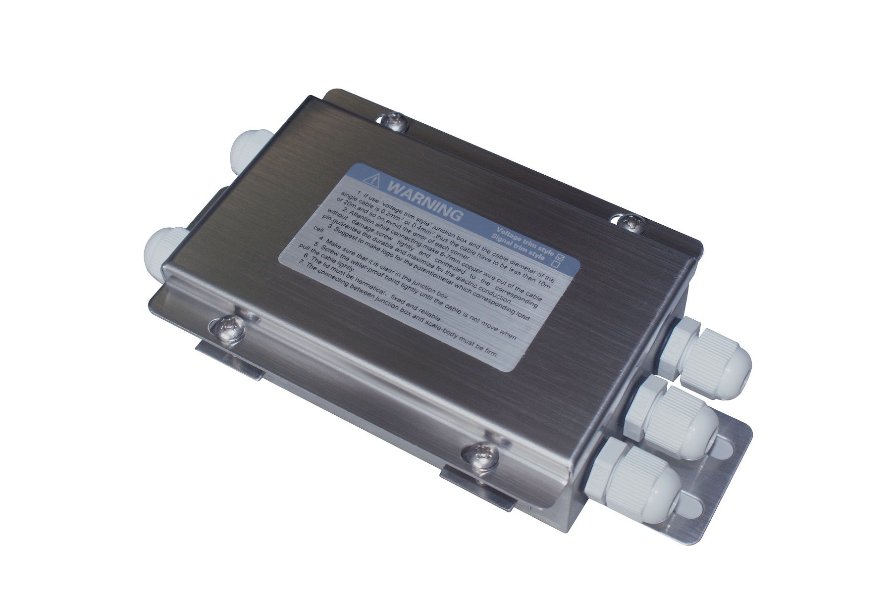 Weighing junction box and weighbridge junction box