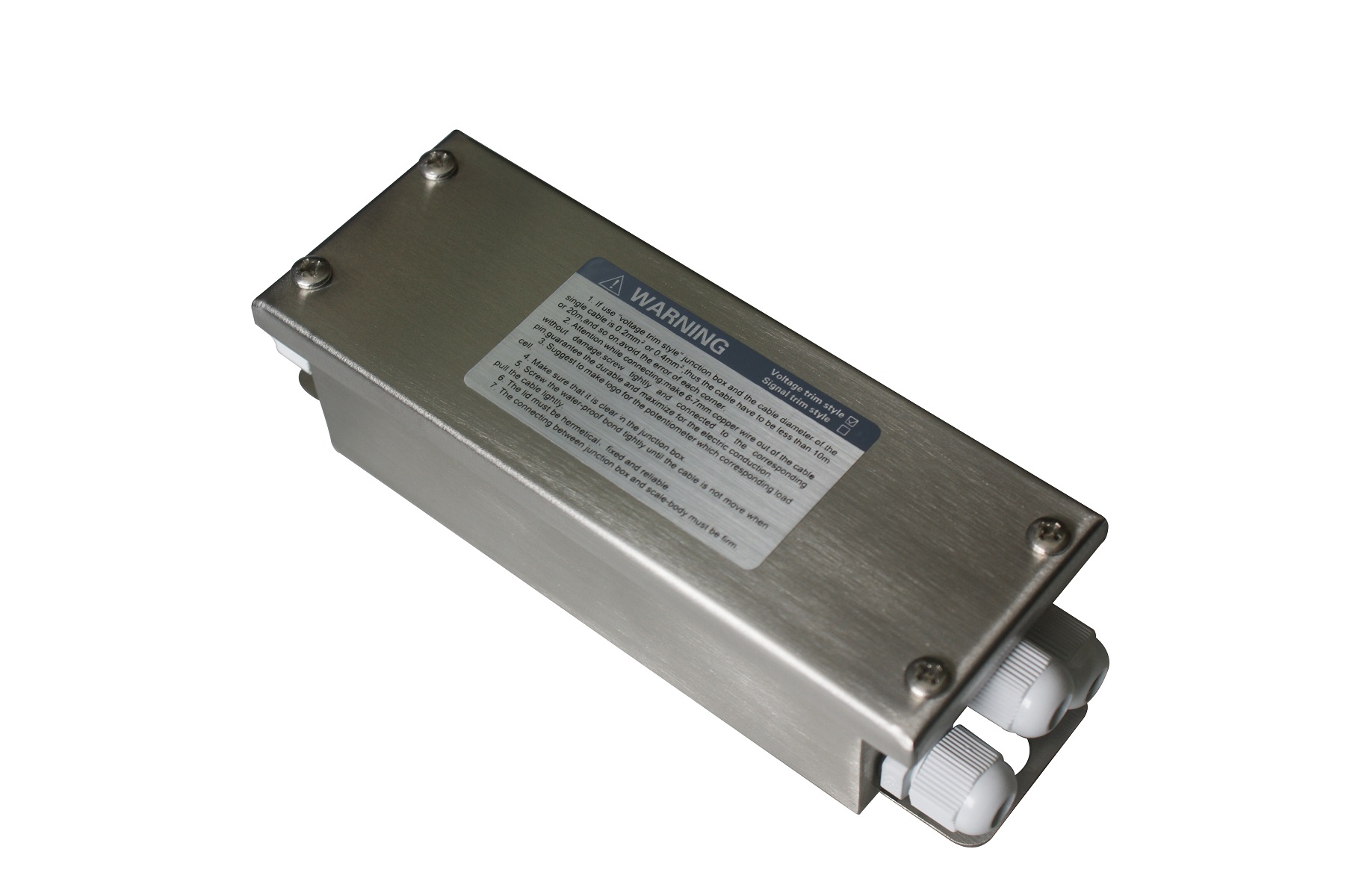 Weighing junction box and weighbridge junction box