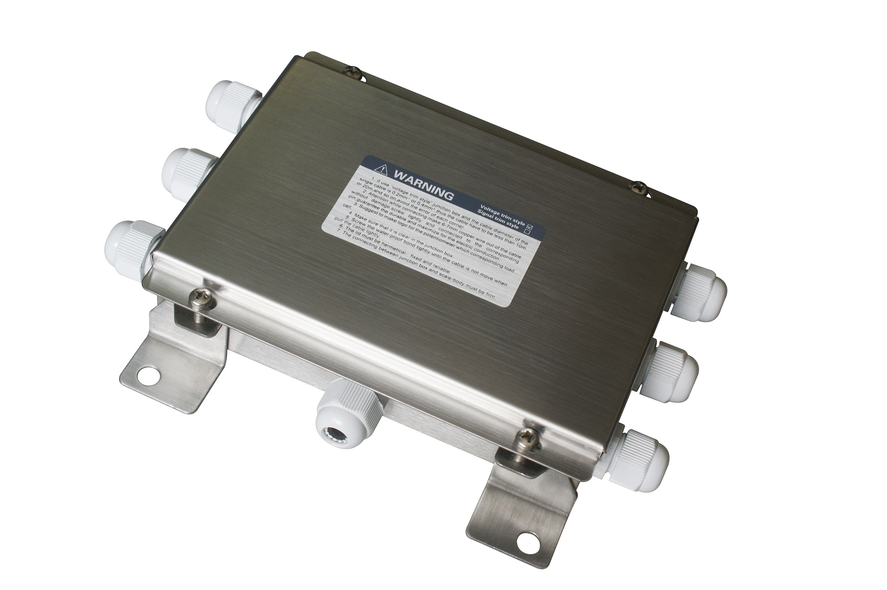 Weighing junction box and weighbridge junction box